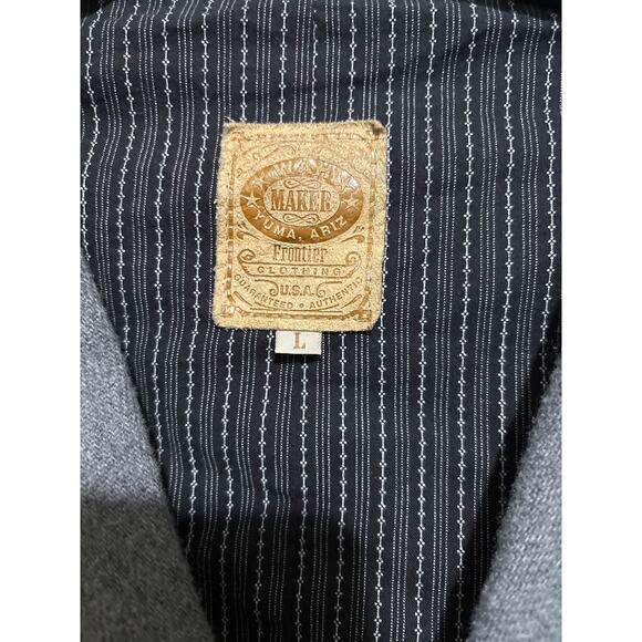 Vintage Wool Vest WAH Maker Frontier Clothing Yuma, Ariz L - Picture 2 of 4